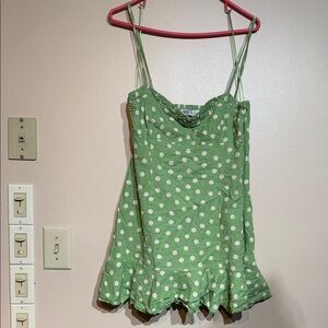 Zara Green Polka Dot Camisole